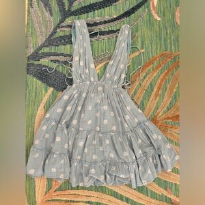 Blue Floral women’s Dress